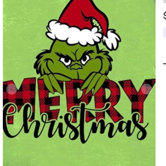 Grinch Sweatshirt “Grinch” Christmas Top Shirt - Picture 3 of 3